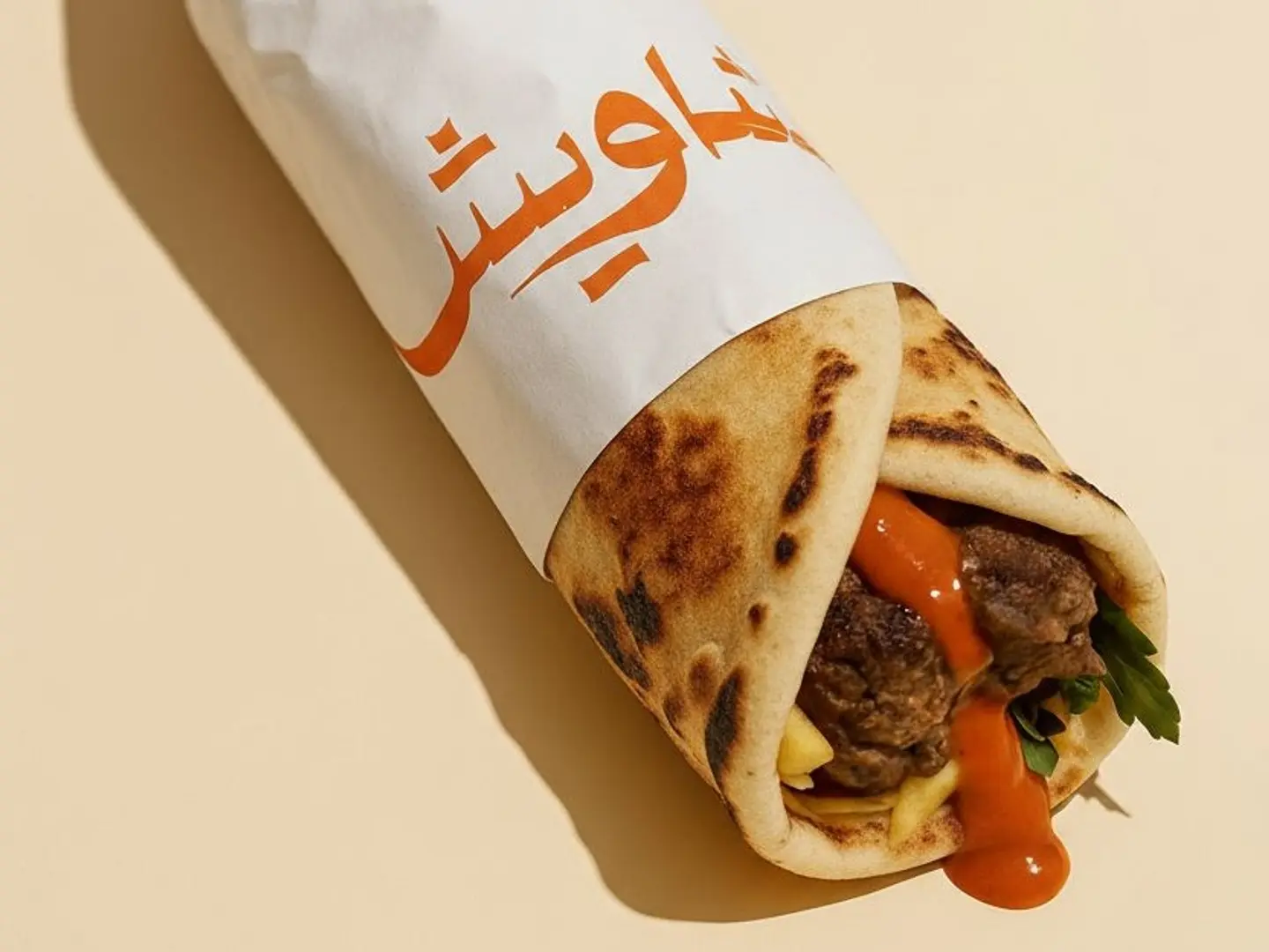ساندوتش كباب لحم