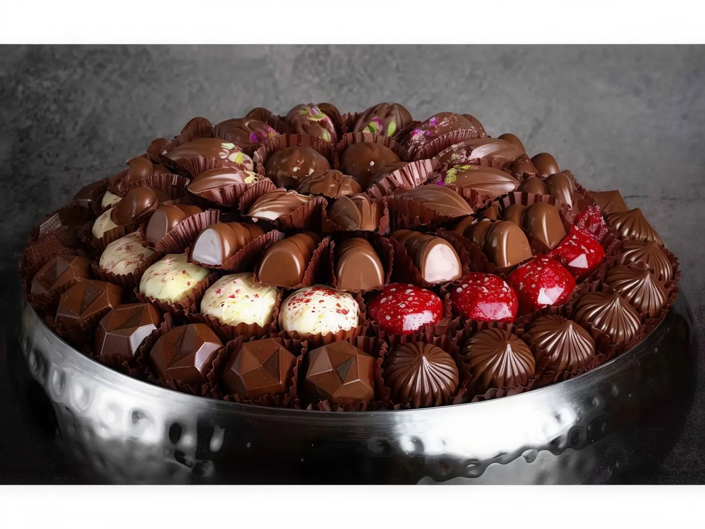 صينية شوكلت مكشوف