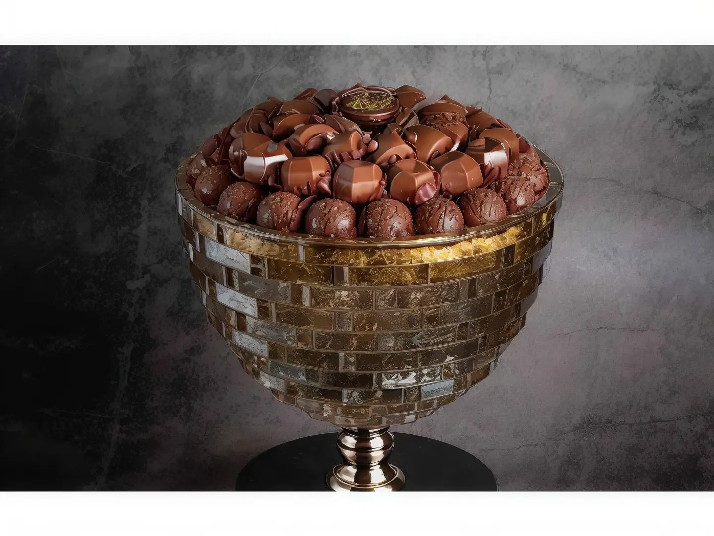 صينية شوكلت مكشوف