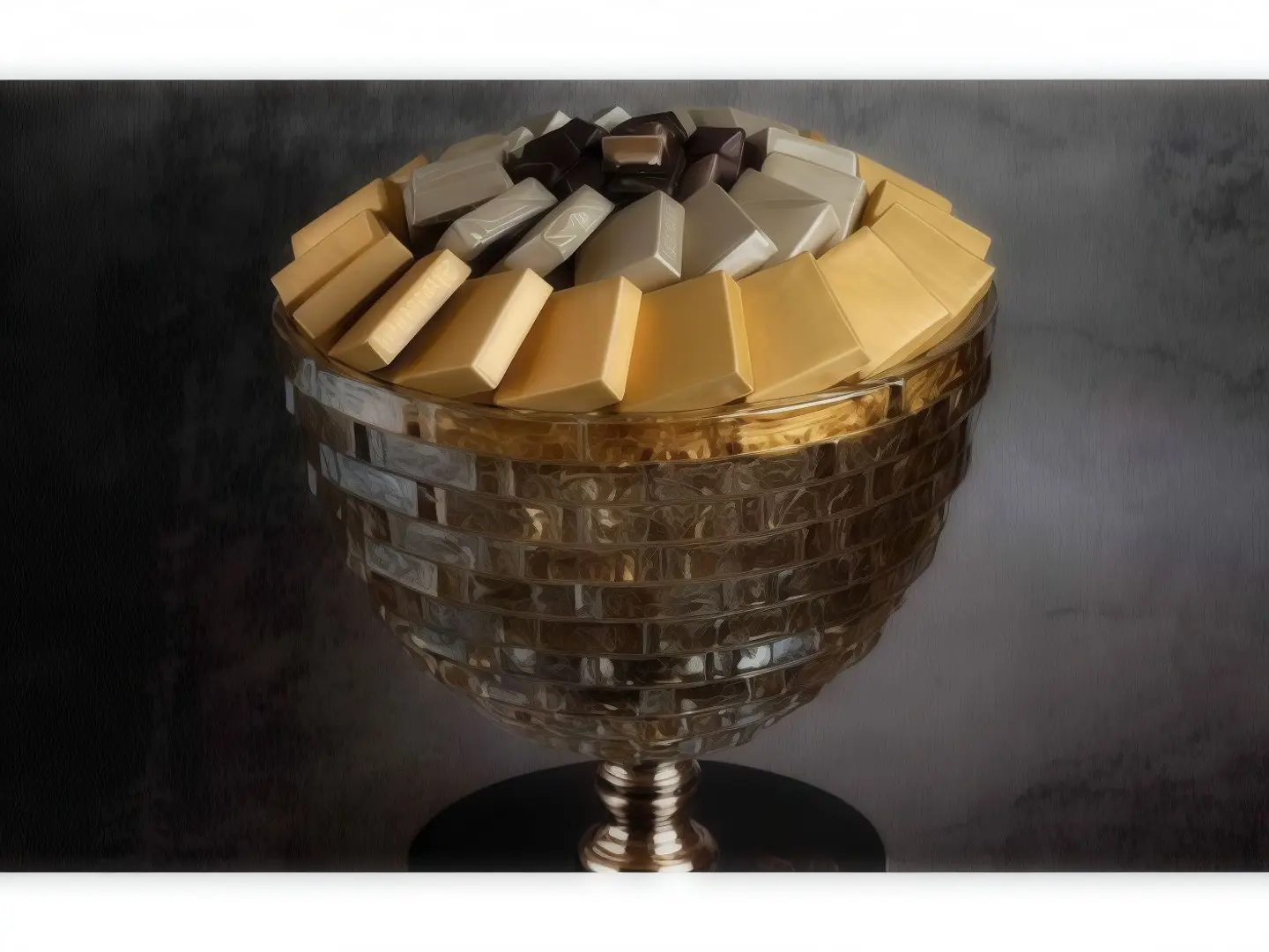 صينية شوكلت مغلف