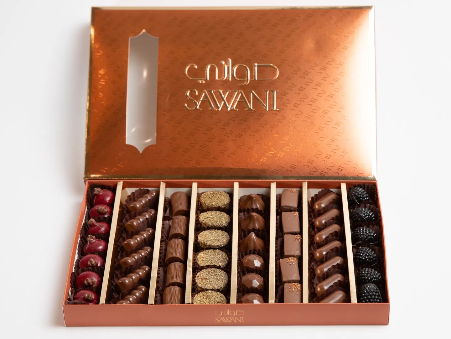 Large Belgian Open Chocolate Box