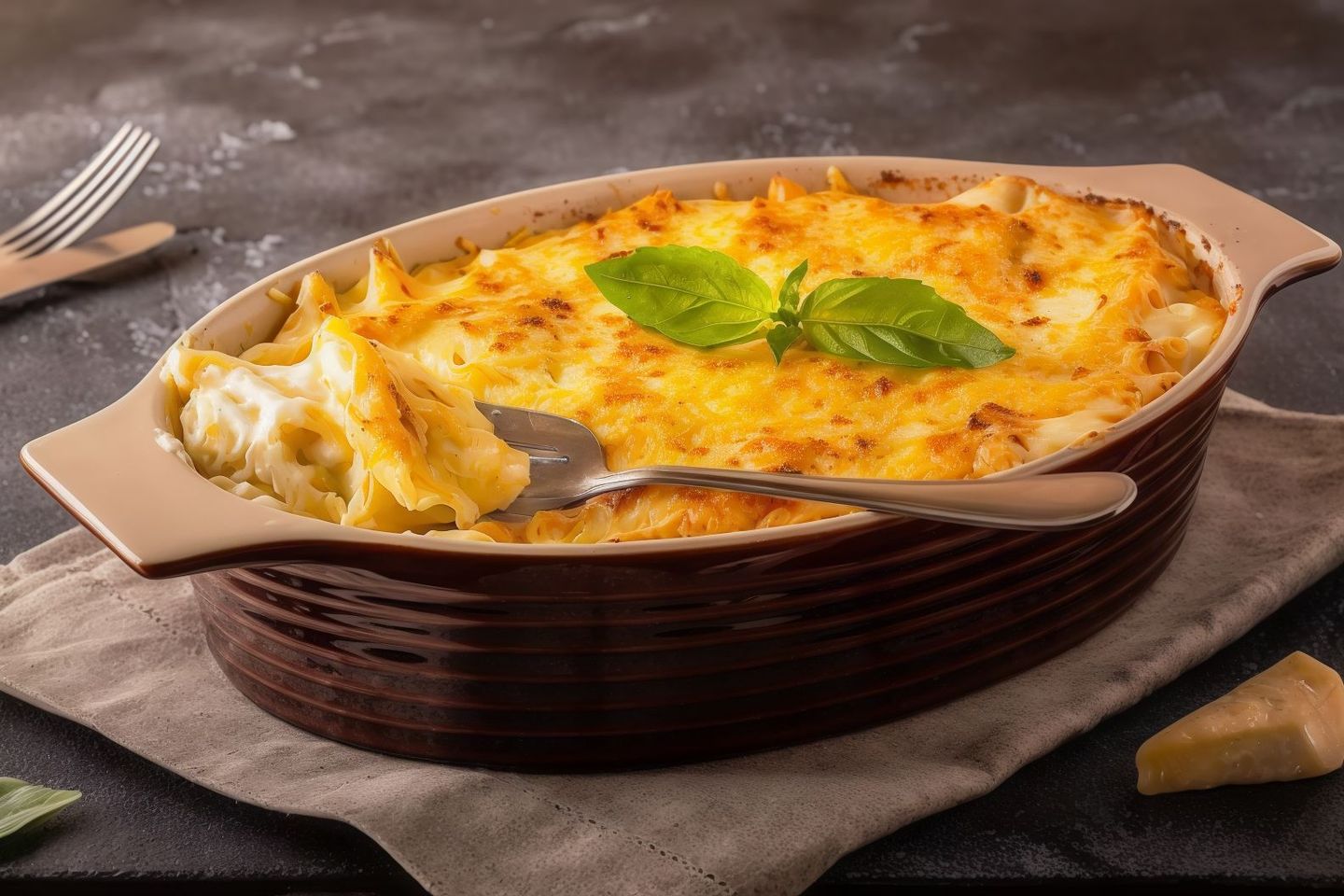 Bechamel Pasta Casserole With Minced Meat