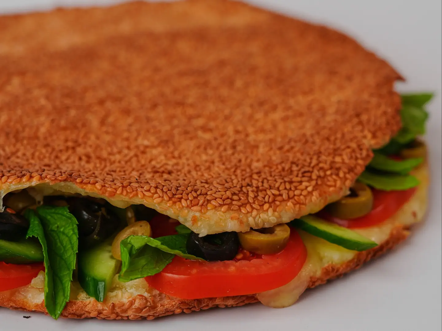 Cheese Kaak With Vegetables