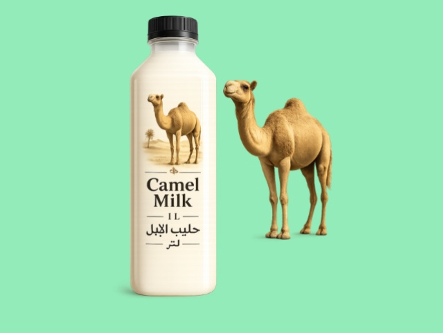 حليب ناقة 1لتر