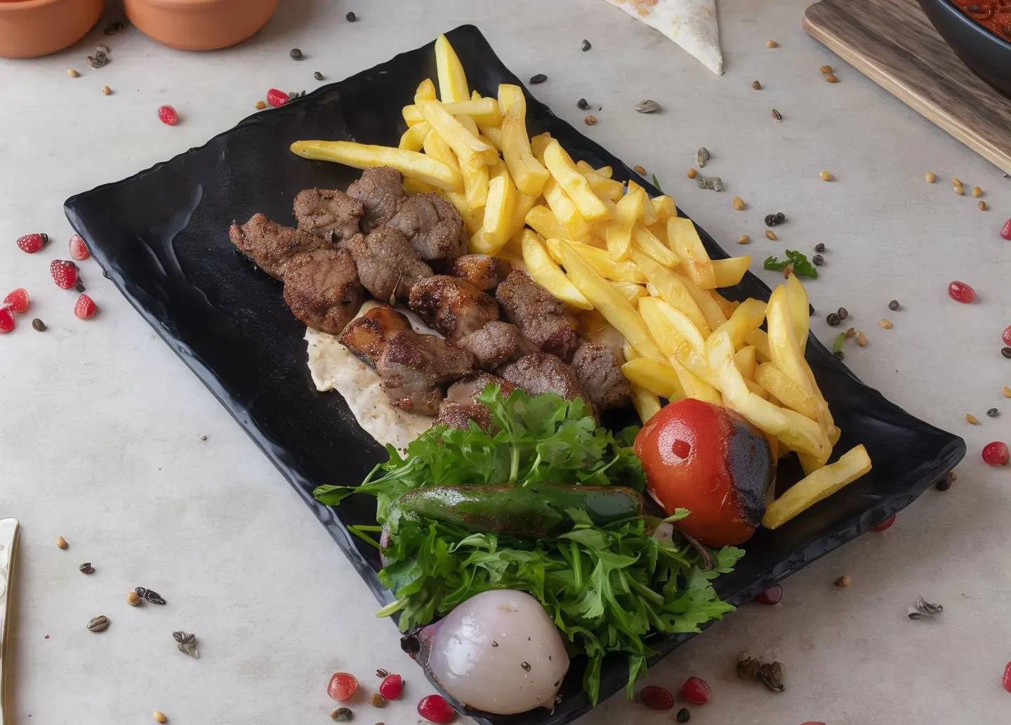 مشكل مشاوي اوصال وسط