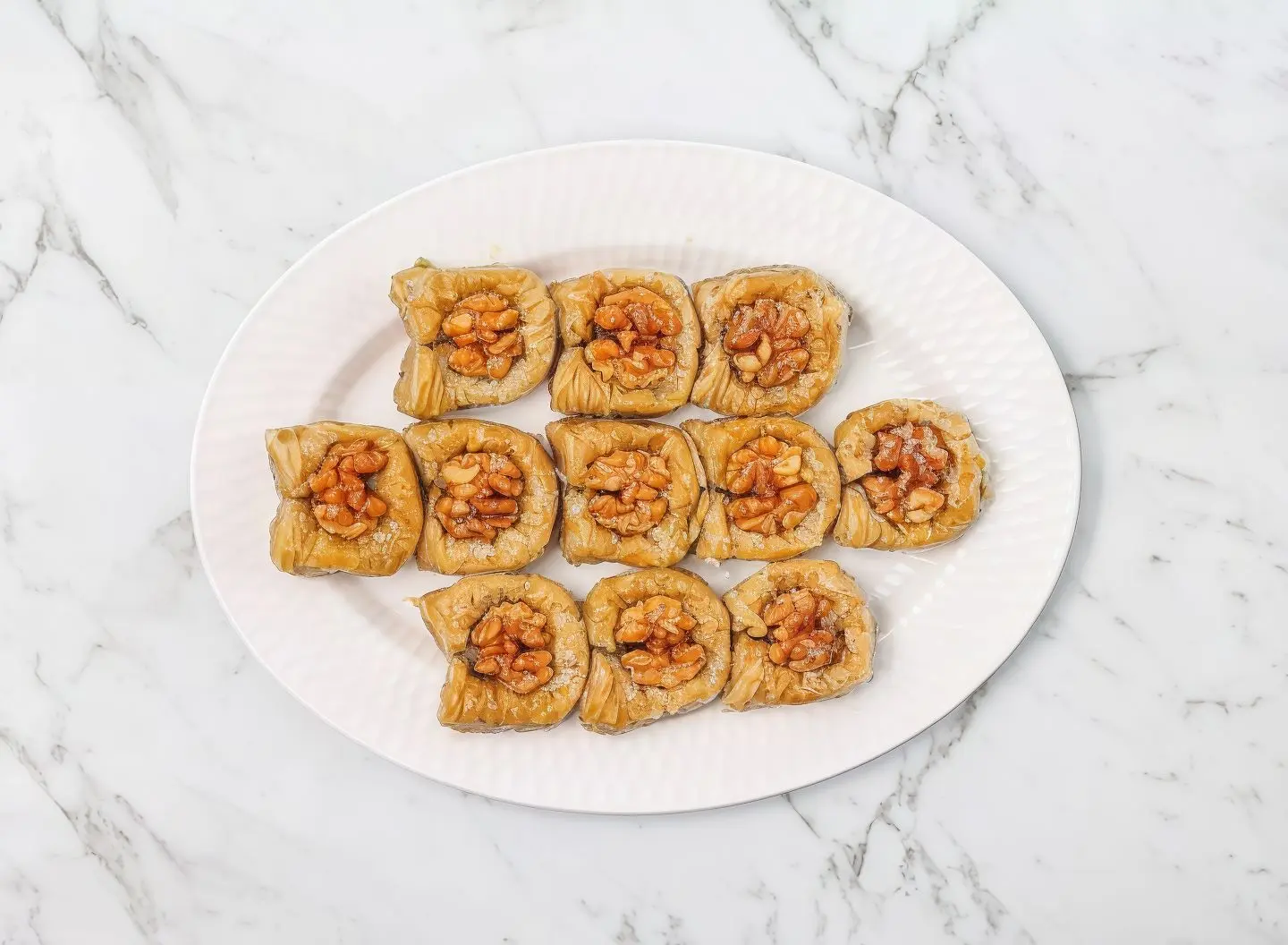 Aish Al Bulbul Baklava With Walnuts - 250g