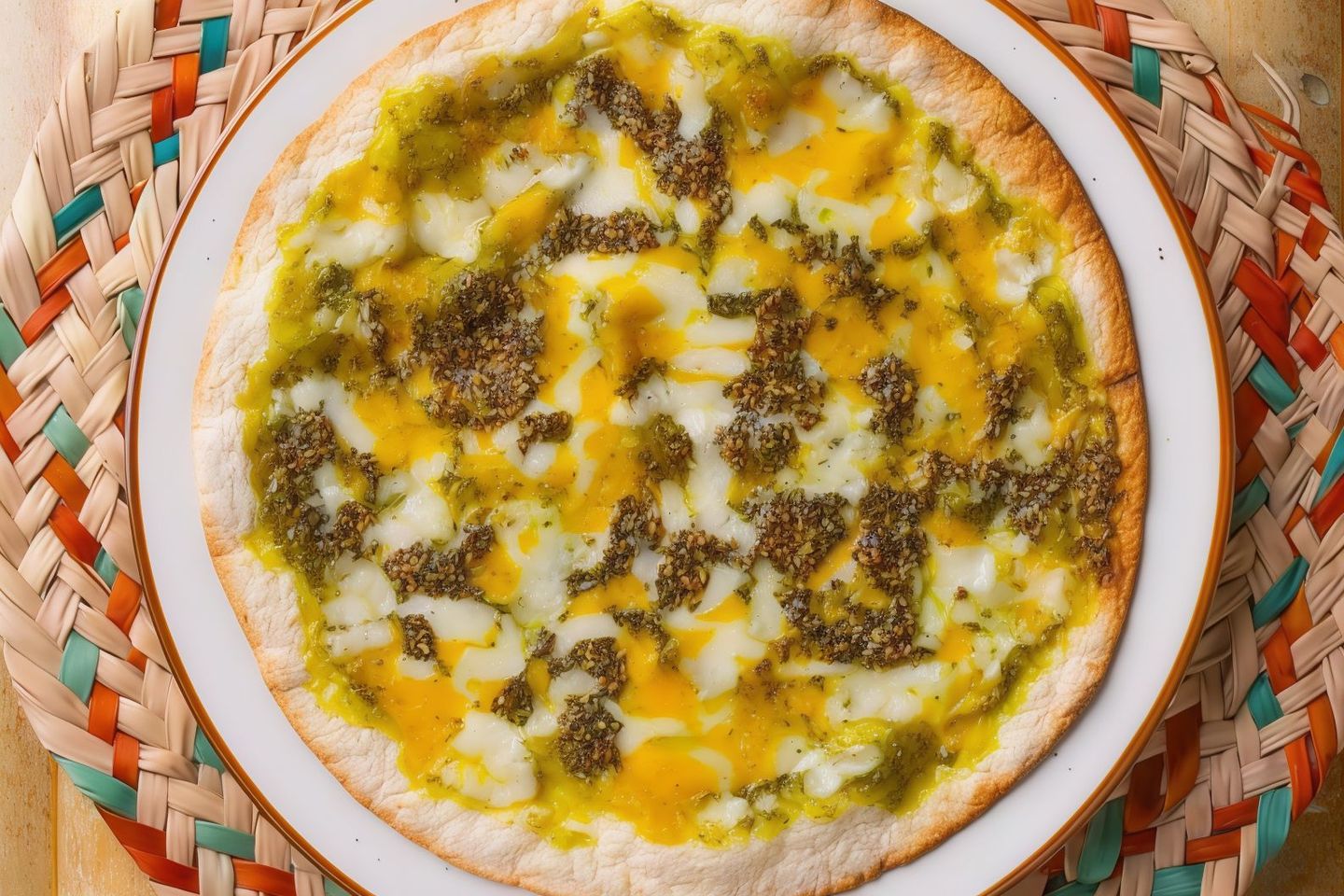 مناقيش زعتر بالجبنة