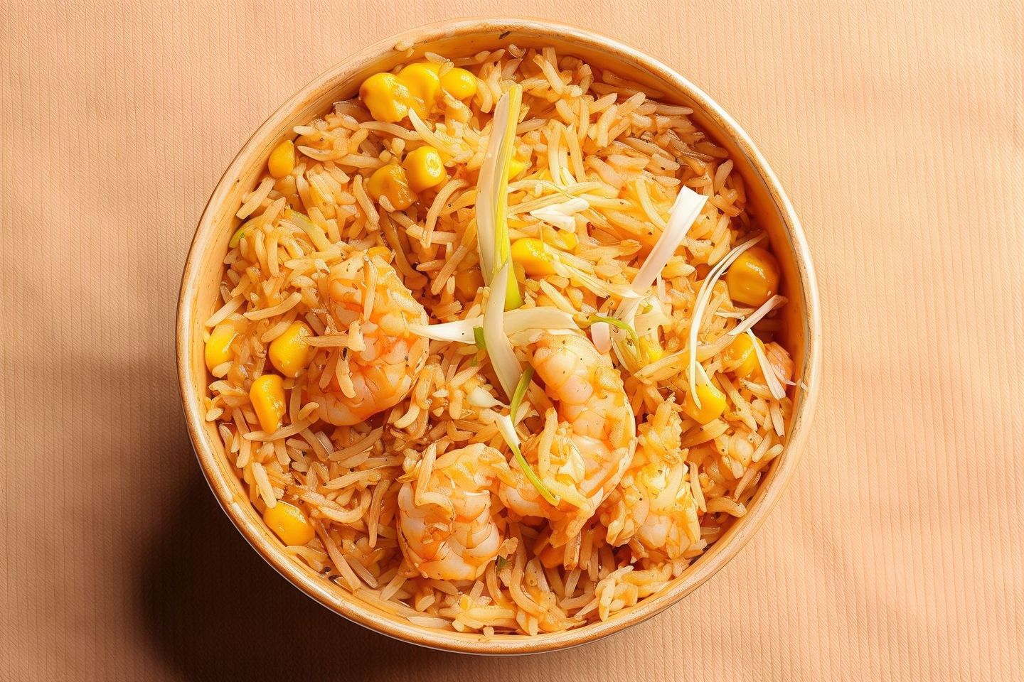 وجبة جمبري مع ارز