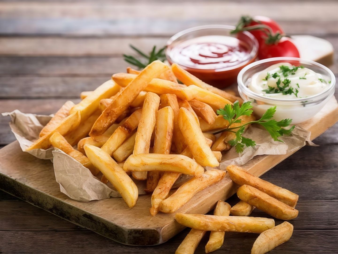 طبق بطاطس صغير