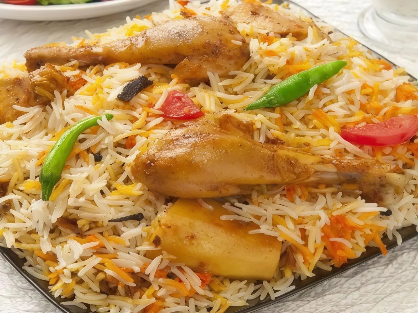 ارز برياني او كابلي دجاج