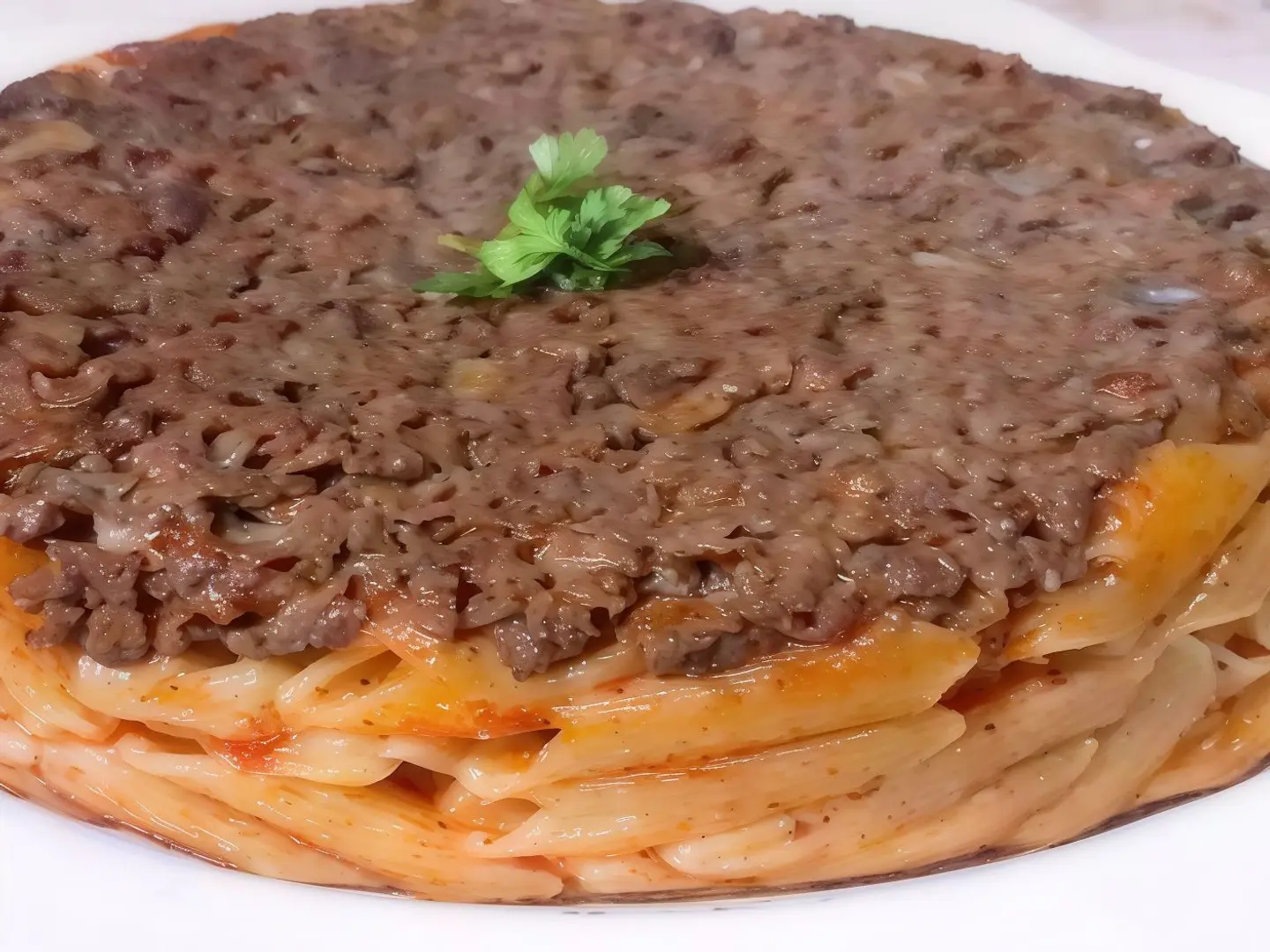 Baked Pasta With Minced Meat