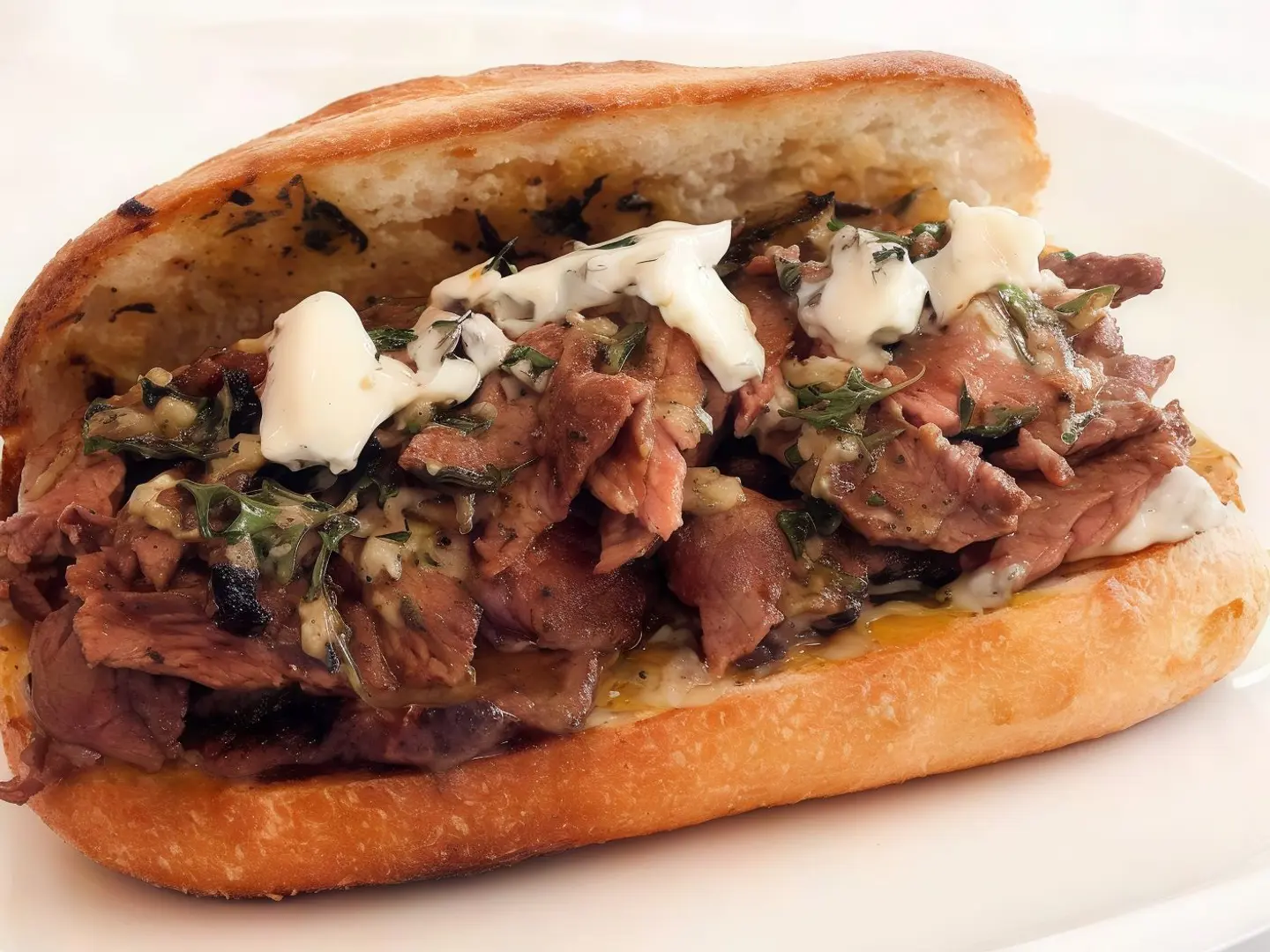 Meat Awsal Sandwich
