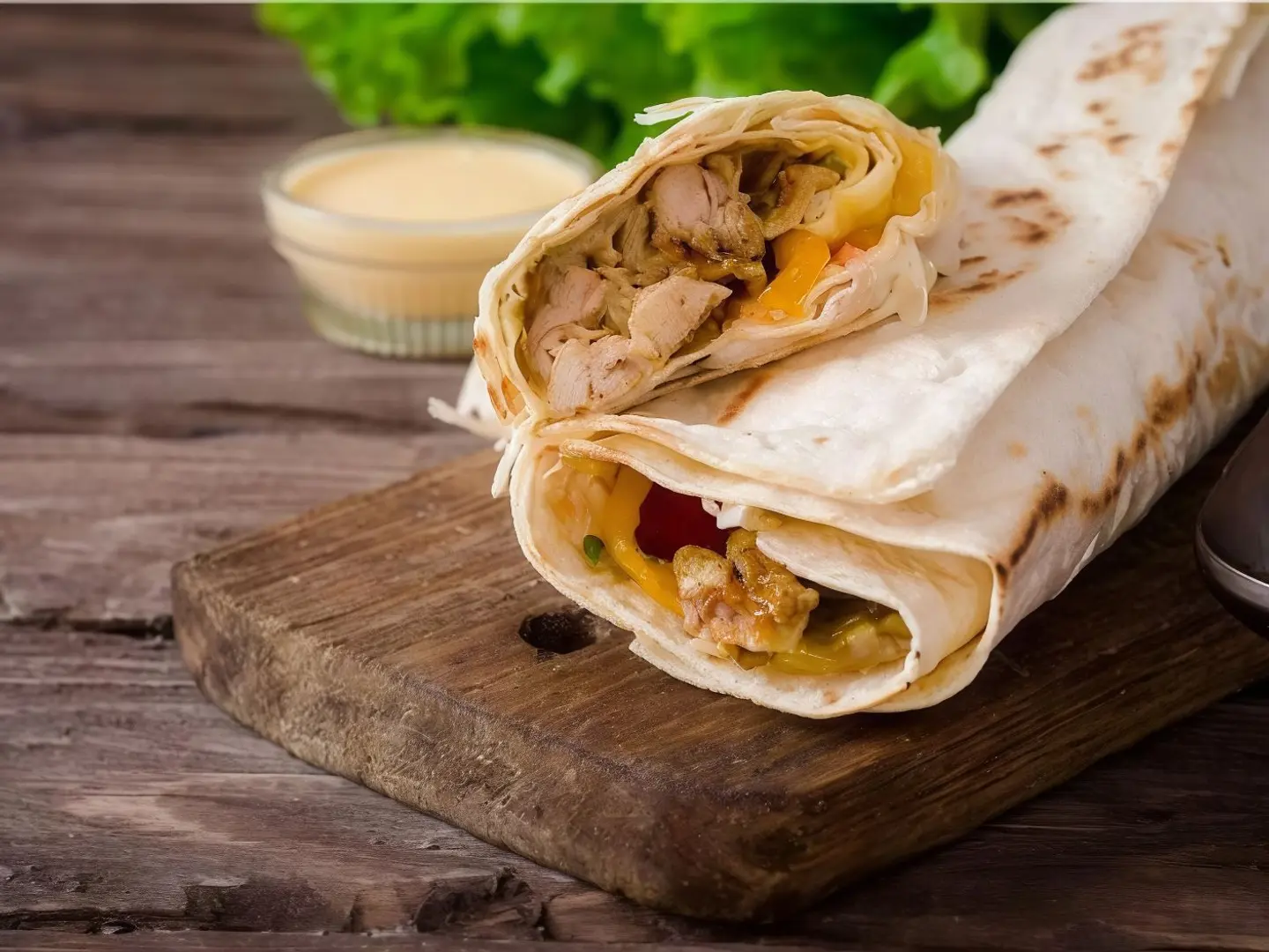 Shawarma Sandwich With Cheese