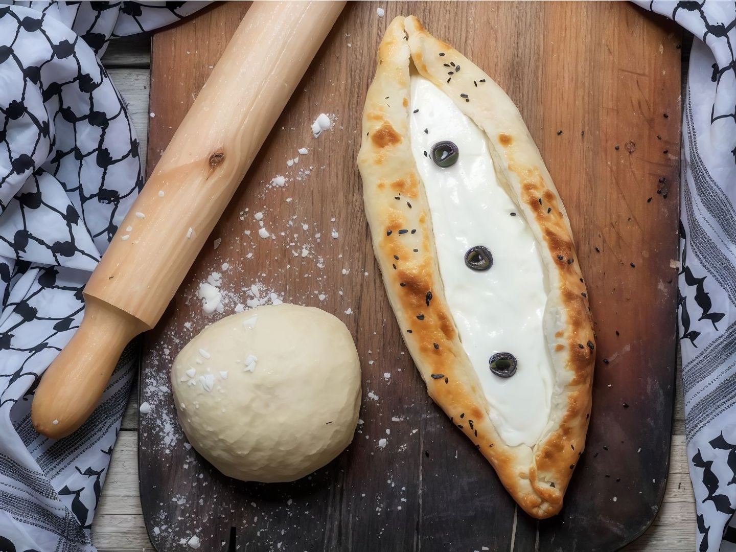 Labneh And Olive Pie