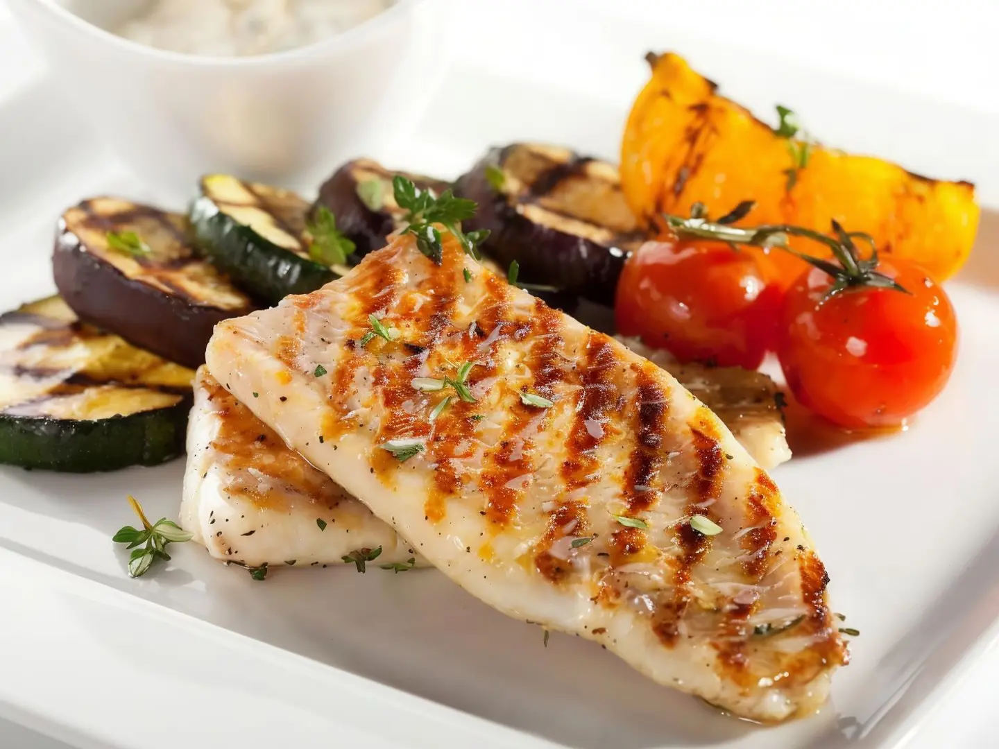 فيليه سمك مشوي