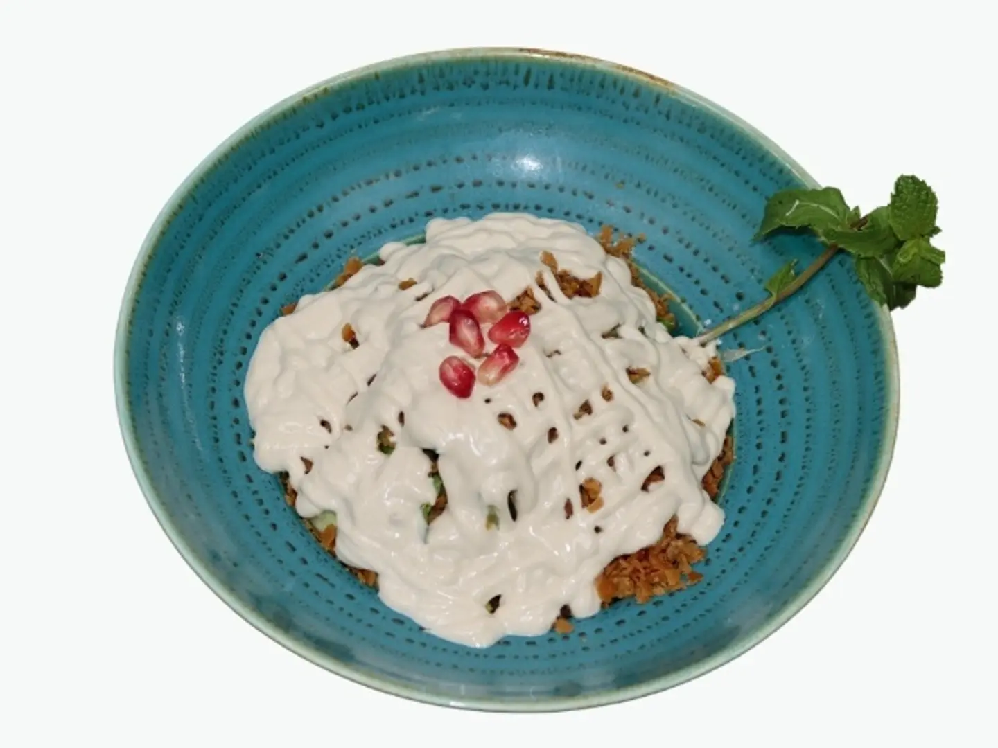 سلطة خضراء بالطحينية