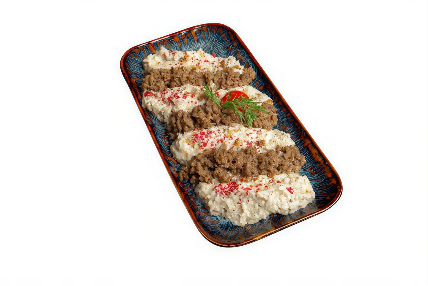 Mtabbal With Meat