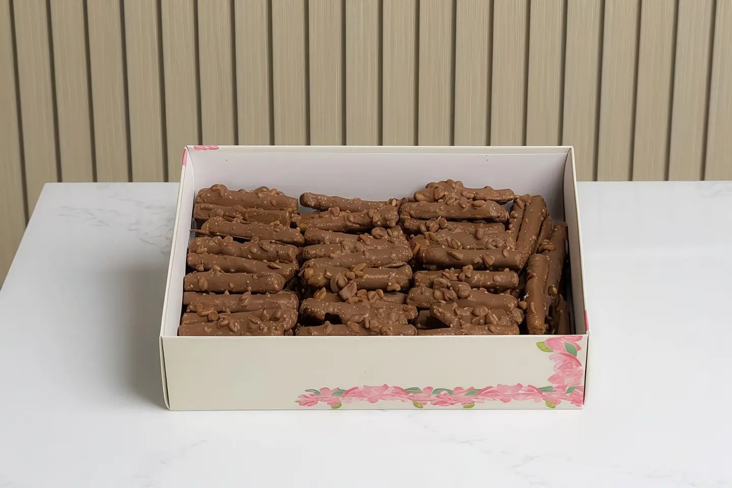 Chocolate Fingers Box With Nuts