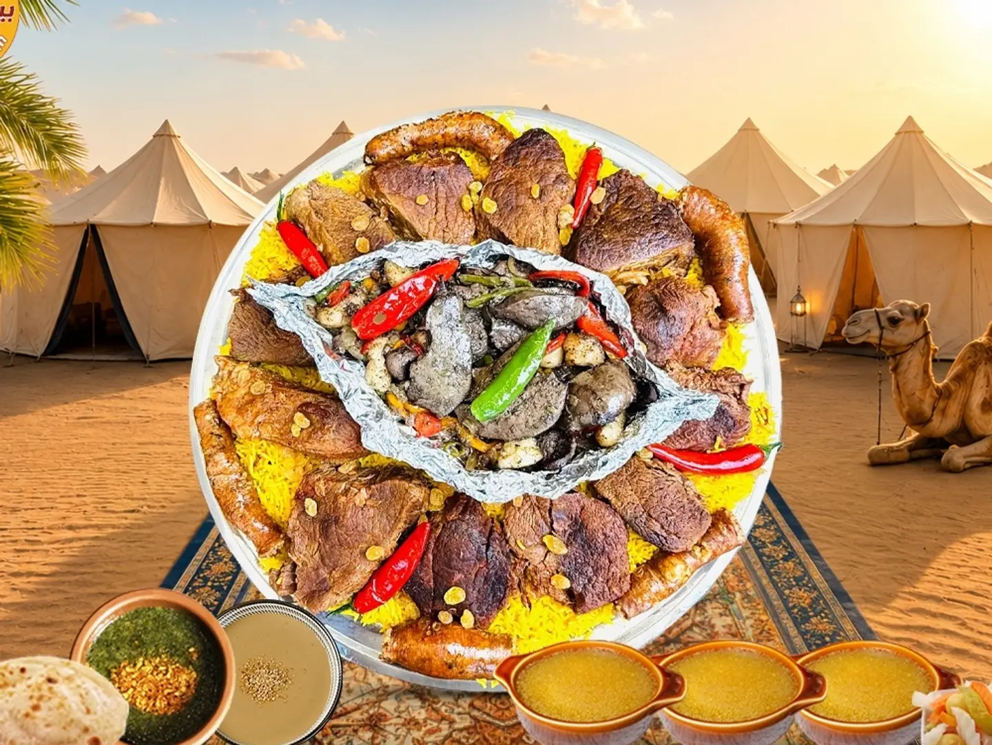 صينية وليمة اللحمة