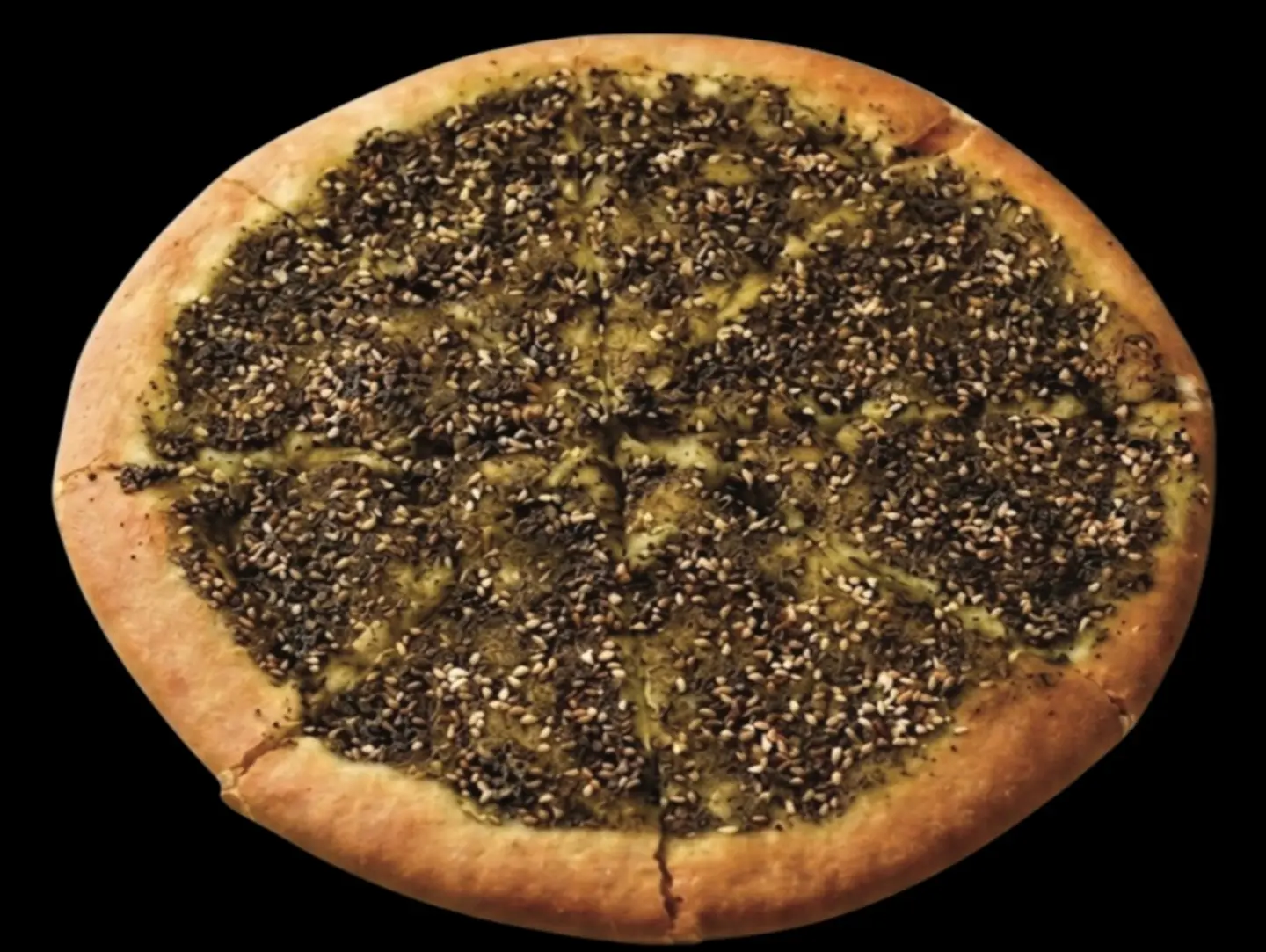Zaatar Labneh Pizza - Big