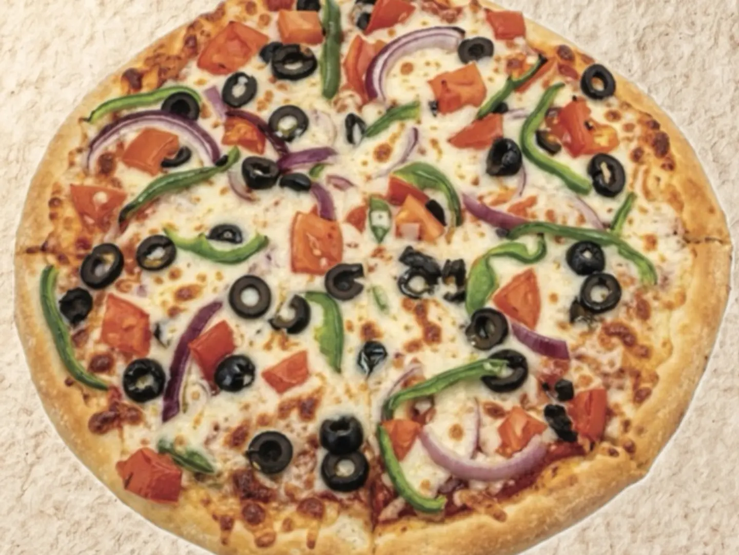 Vegetable Pizza - Big