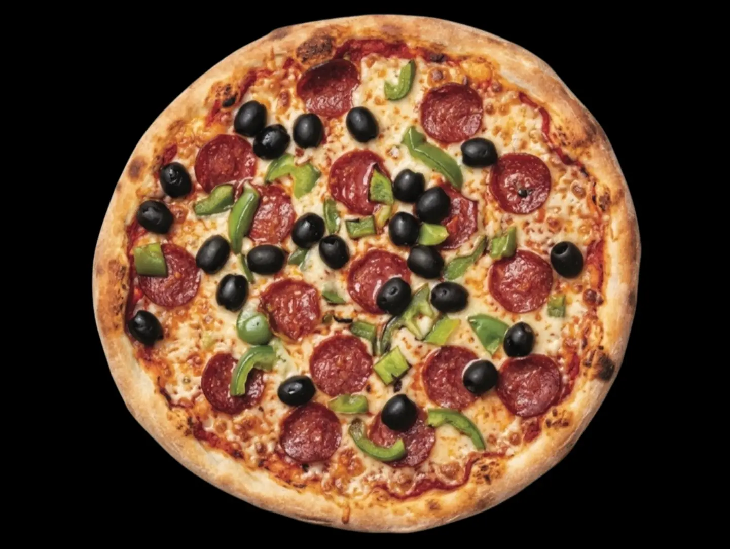 Pepperoni Vegetable Pizza - Big