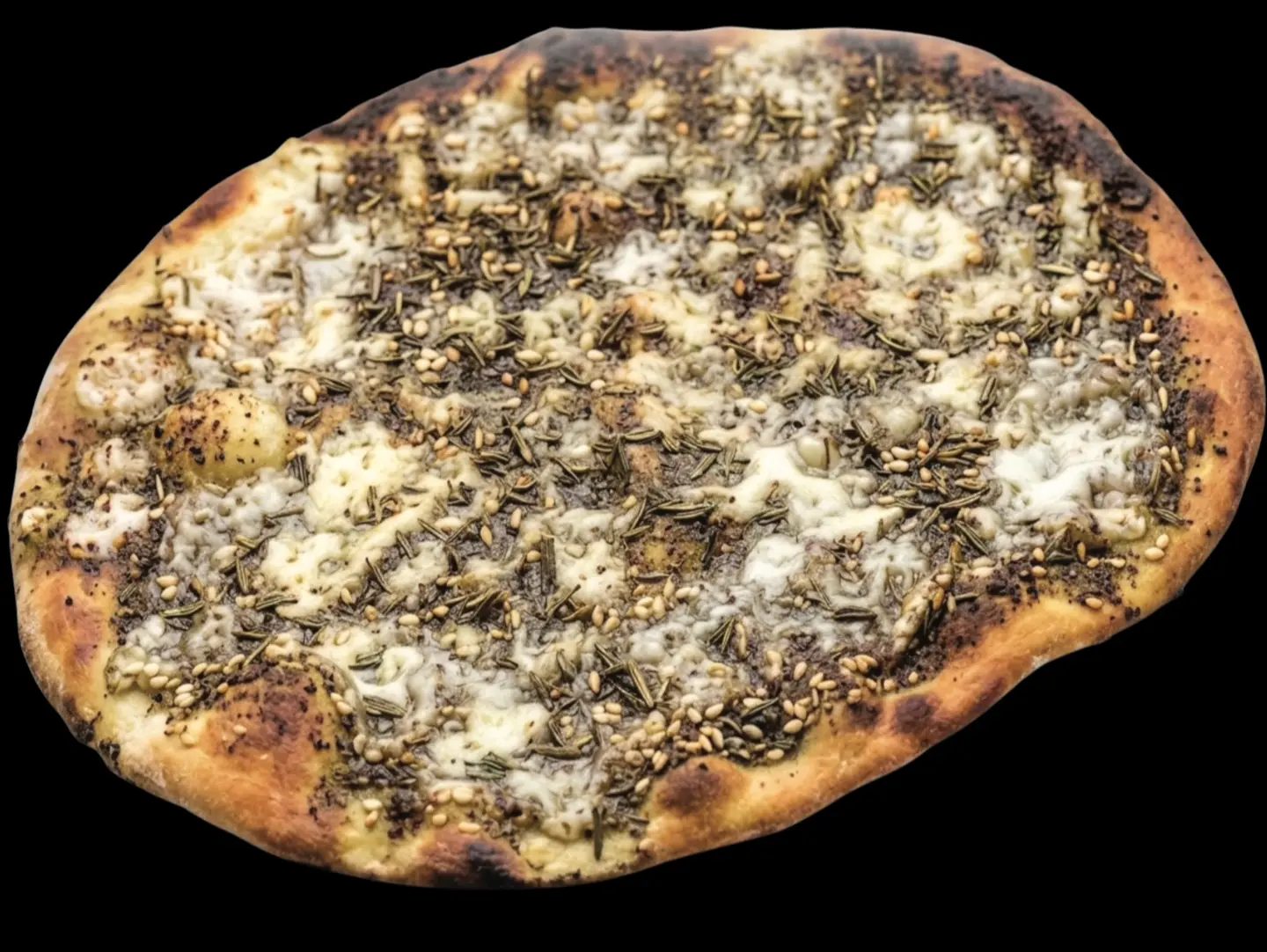 Zaatar Cheese Pizza - Big
