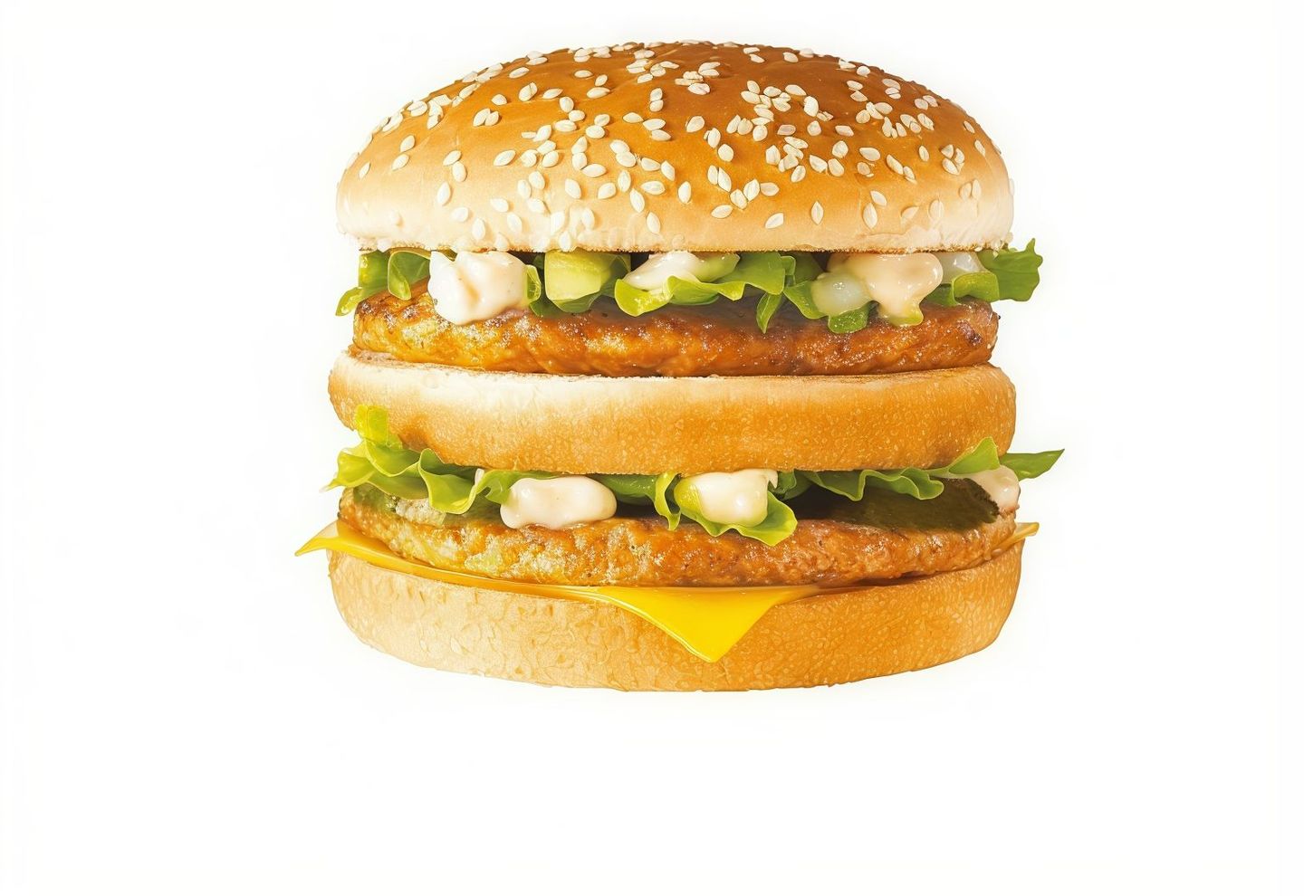 دبل برجر دجاج