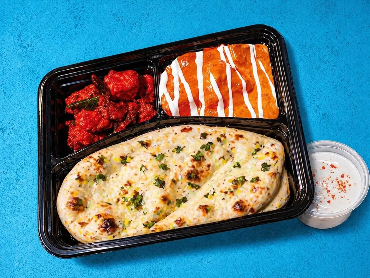 Naan Combo Box With Butter Chicken Chicken 65