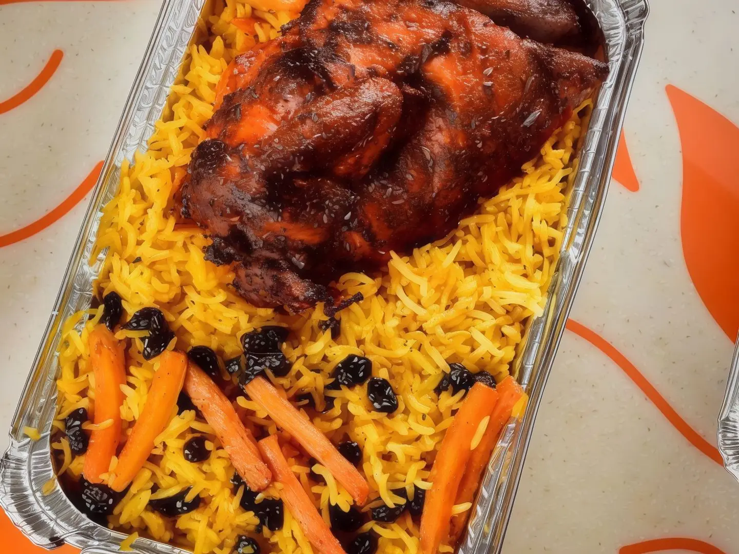 دجاج شواية مع الرز