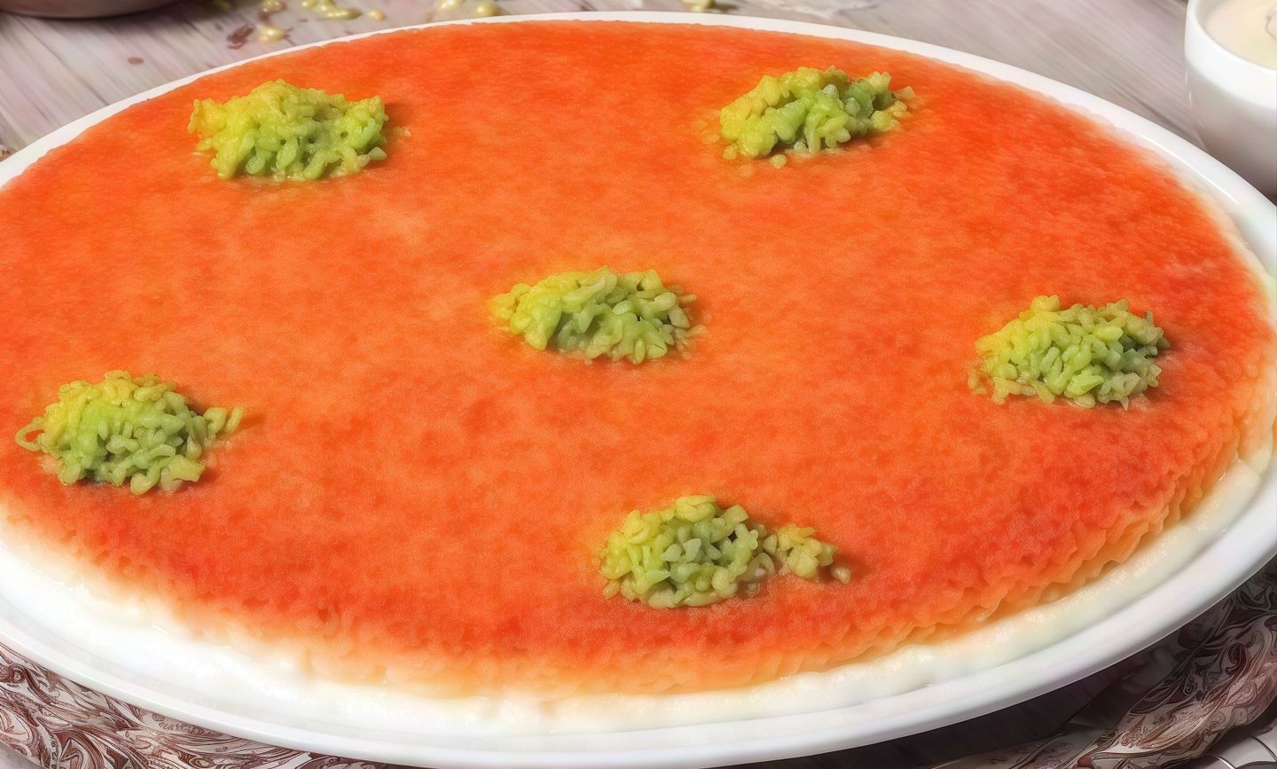كنافة خشنة نابلسية بالقشطة - كبير