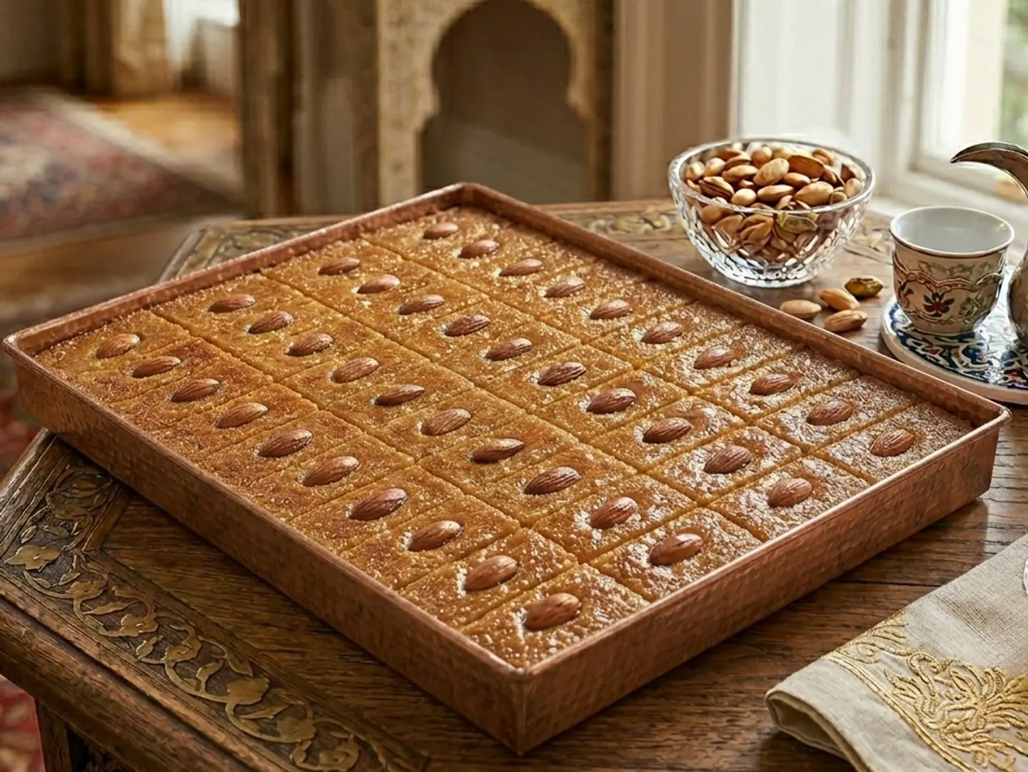 بسبوسة باللوز - ربع كيلو