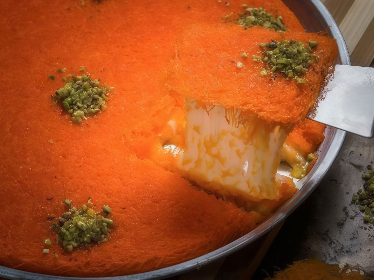 كنافة خشنة بالجبنة - كبير