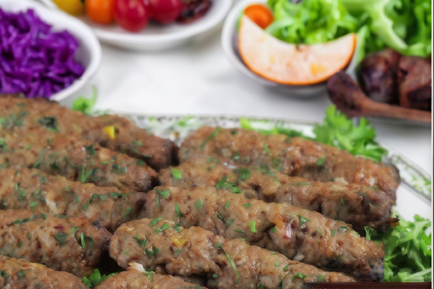 كباب لحم حراق
