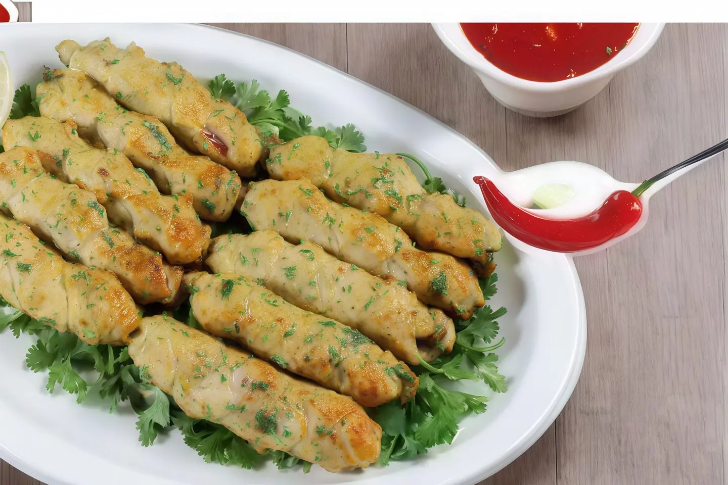 كباب دجاج حراق