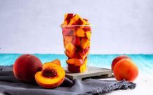 قطع خوخ - كوب