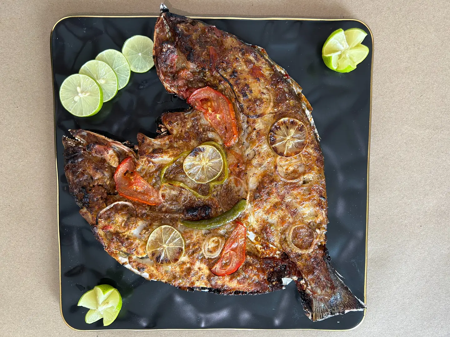 سمك دفتر عروسة المشوي