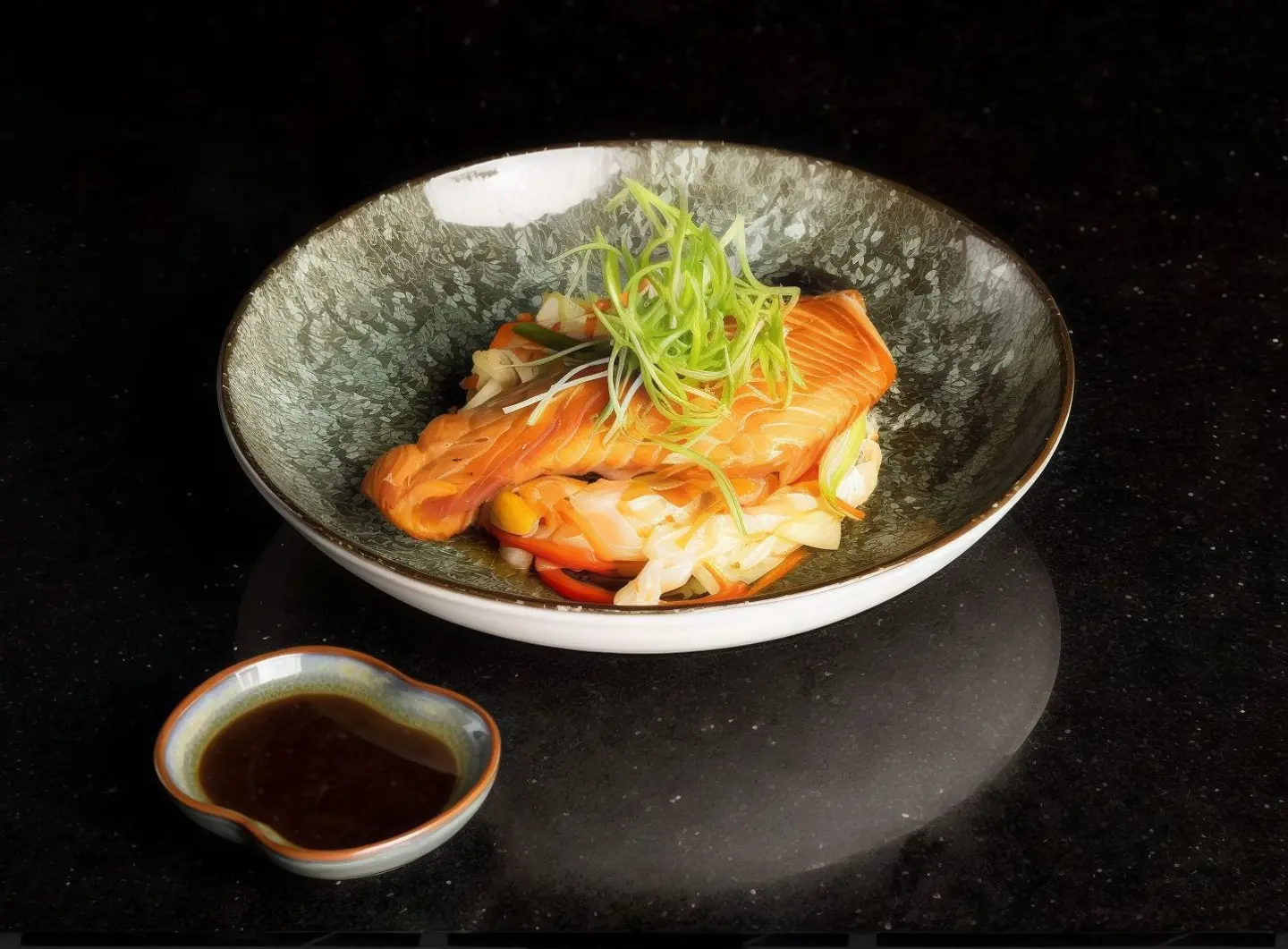 Salmon Teppanyaki