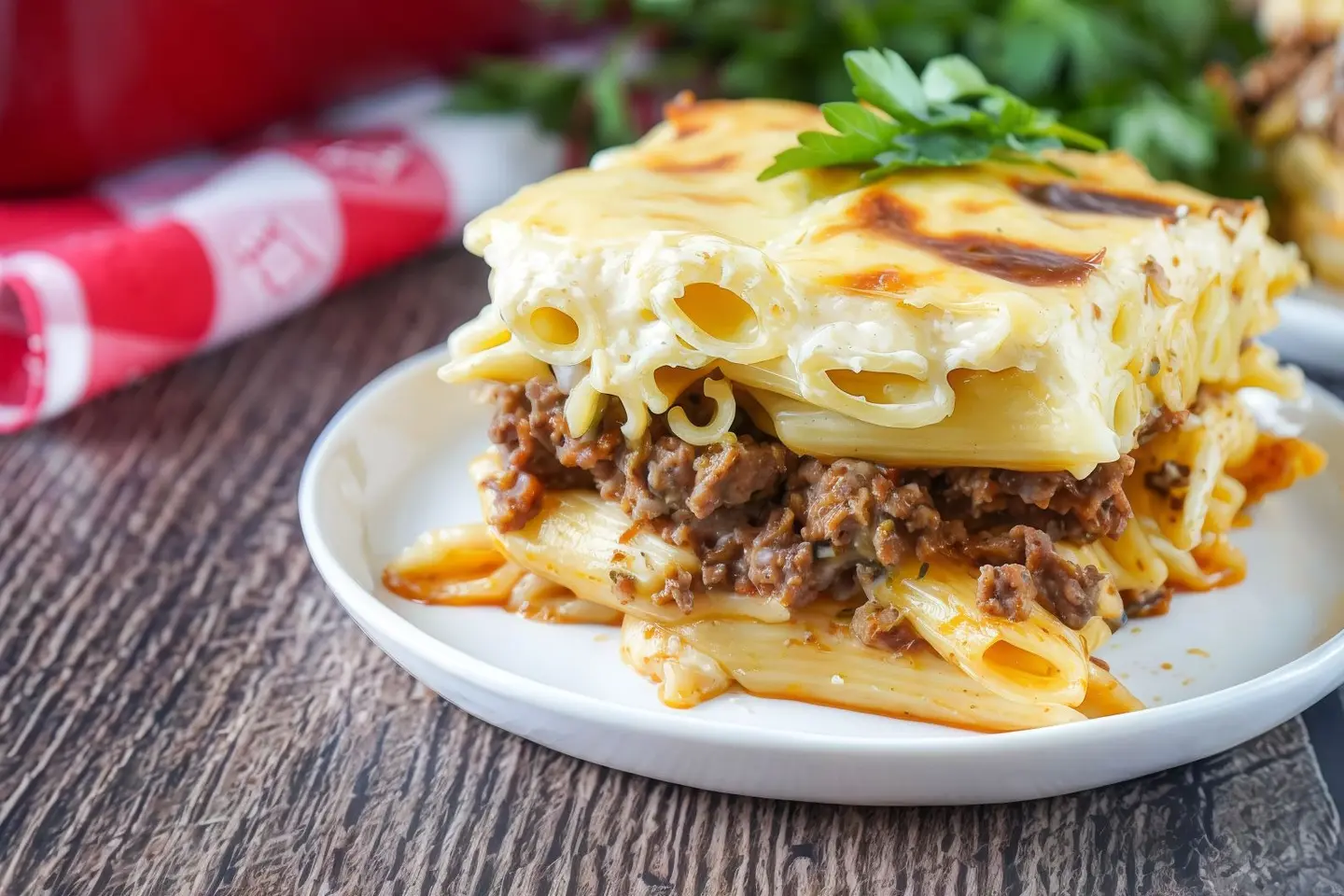 Pasta Bachamel Meat