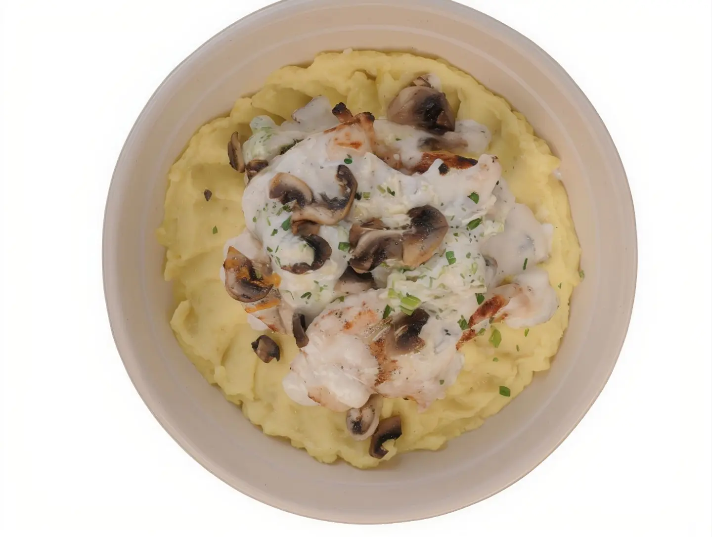 Grilled Chicken Steak With Mashed Potatoes