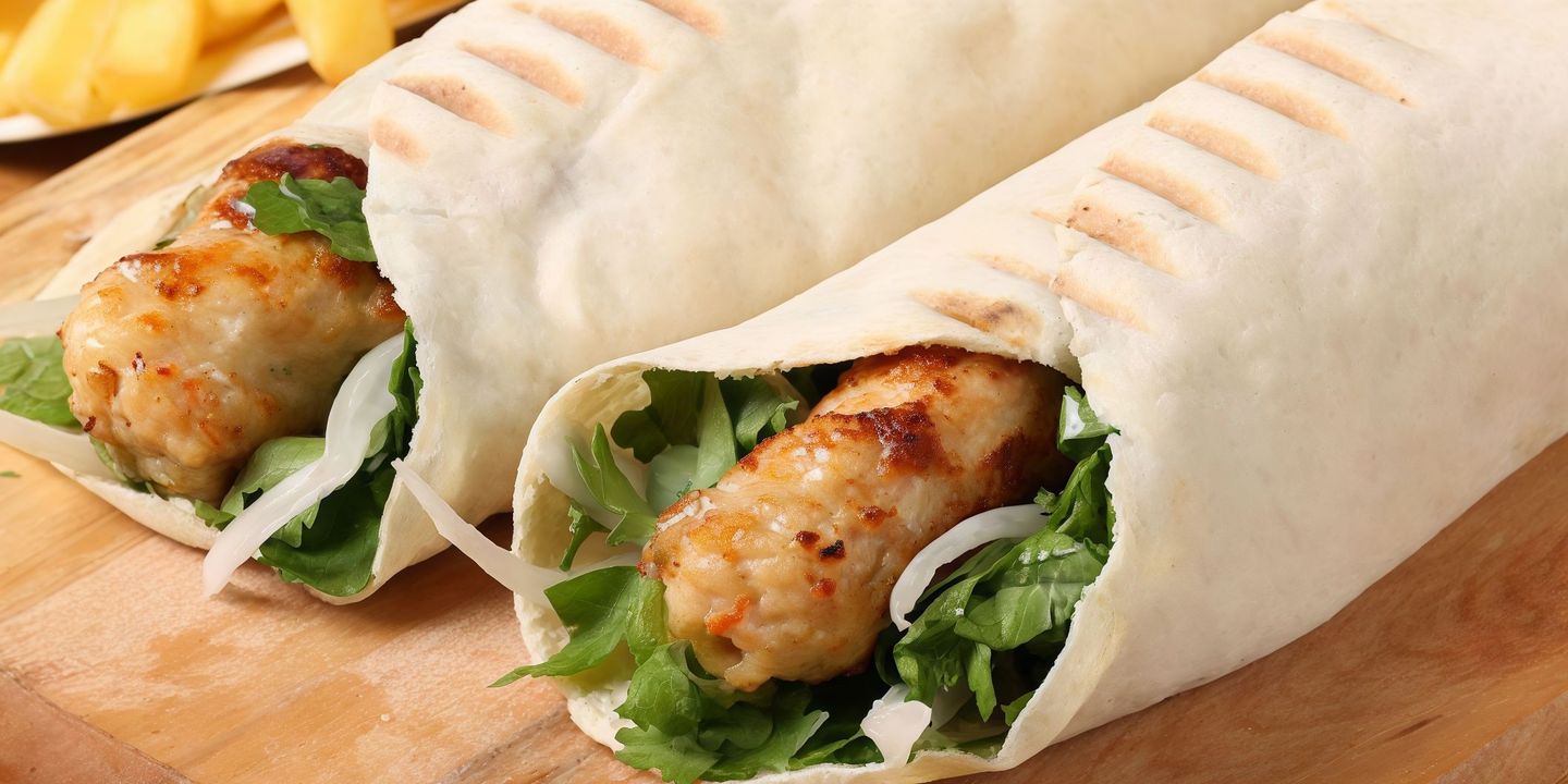 " Small Chicken Kebab Sandwich"