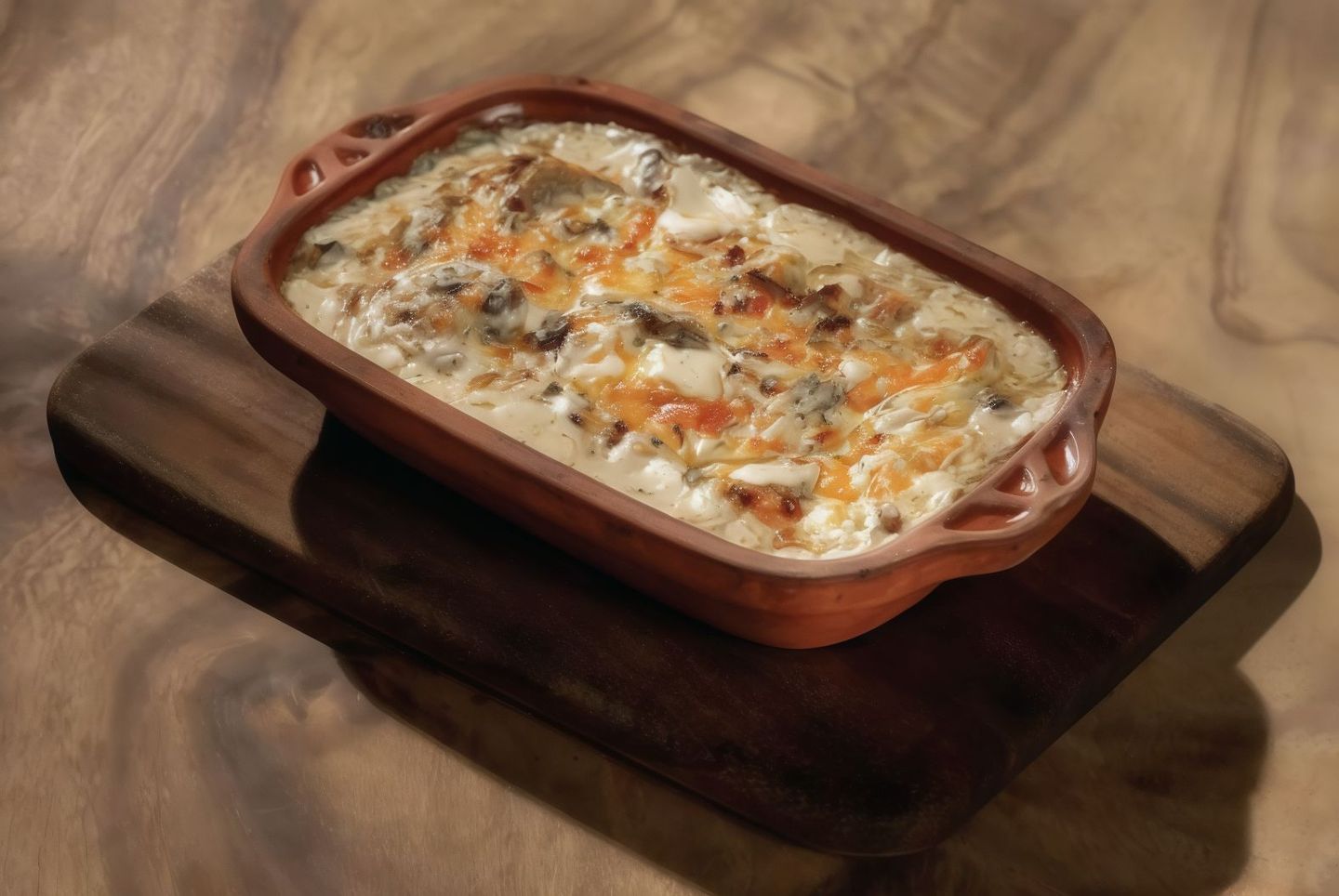 Oven Mashroom Salmon
