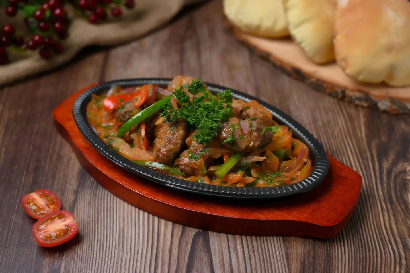 Tomato And Onion Sausage