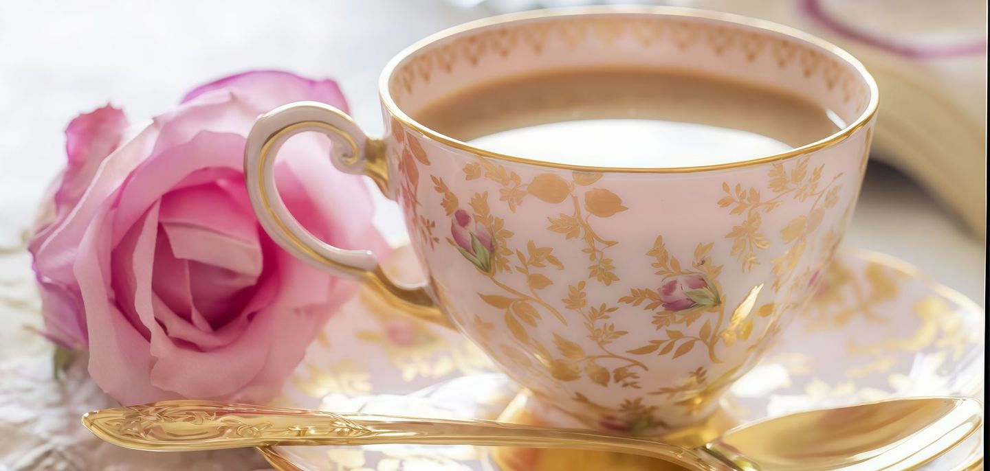شاي كرك بالزعفران