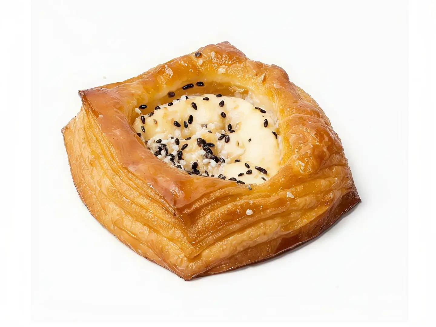 Cheese With Honey Danish