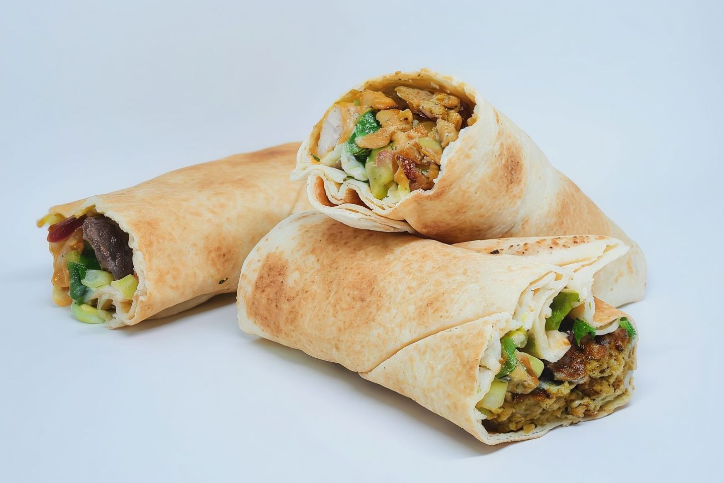 Arabic Bread Chicken Shawarma - Chicken