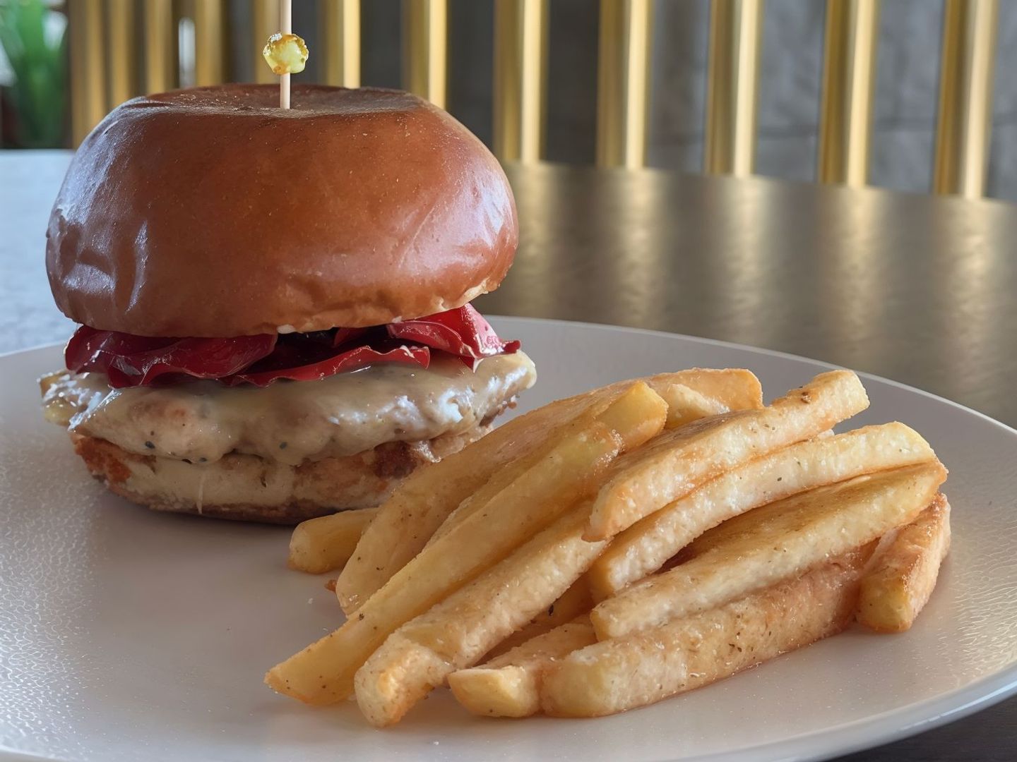 Streusel Chicken Burger