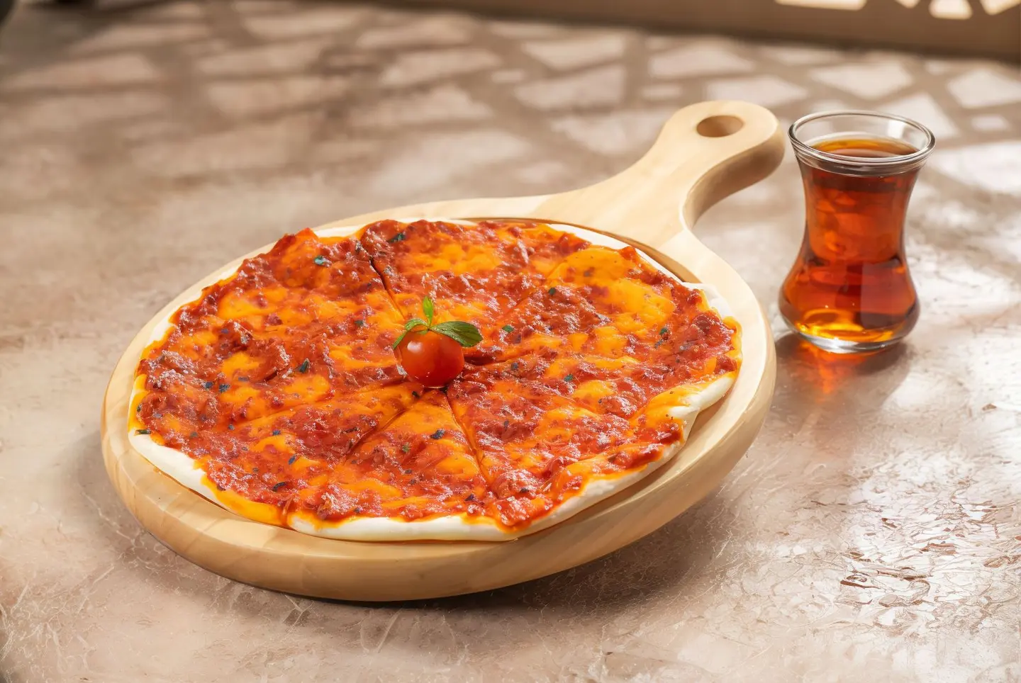 منقوشة محمرة