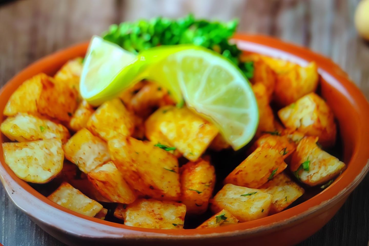 بطاطس حارة بالكريمة