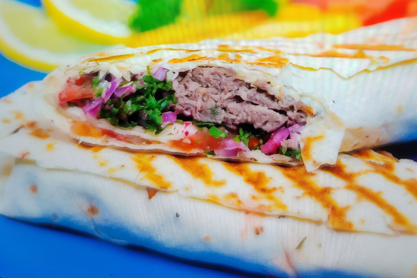 ساندوتش كباب لحم